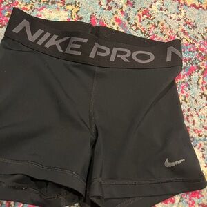 Nike Women's Black Athletic Shorts